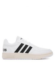 Adidas Sneakersy Hoops 3.0 Low Classic Vintage Shoes GY5434 Biały. Białe buty sportowe casual Adidas, bez wzorów, ze skóry, bez zapięcia. Za 179.99 zł.