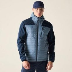 Męska kurtka pikowana Mountaineer Softshell. Niebieskie kurtki softshell Dare 2B, m, bez wzorów, z poliesteru, bez kaptura. Za 699.99 zł.