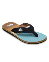 Sandały dla Mężczyzn MOLOKAI LAYBACK Brązowy. Brązowe sandały Quiksilver, z bawełny, bez zapięcia. Za 119.99 zł.