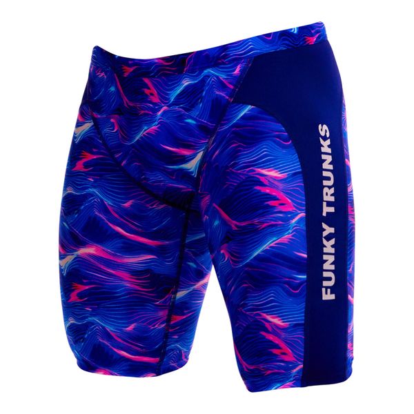 Spodenki do pływania Jammery Funky Trunks Rising Tide. Białe krótkie spodenki sportowe Funky Trunks, m, bez wzorów, z materiału. Za 219.00 zł.