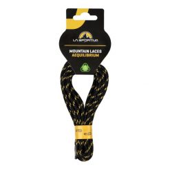 Sznurówki La Sportiva Lace Mountain Aequilibrium - black/yellow. Żółte buty trekkingowe La Sportiva, bez wzorów, bez zapięcia. Za 17.79 zł.