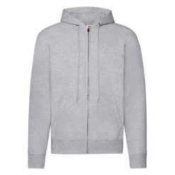Męska Kurtka Z Kapturem Classic Heather. Szare kurtki Fruit of the Loom, m, bez wzorów, z kapturem. Za 129.99 zł.