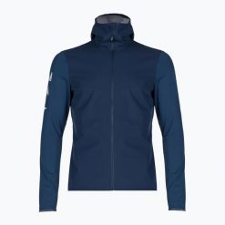 Bluza męska Maloja BeifussM. Niebieskie bluzy Maloja, l, bez wzorów, bez kaptura. Za 489.99 zł.