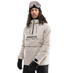 Kurtka snowboardowa męska W6 Eriz. Brązowe kurtki SIROKO, m, bez wzorów, bez kaptura. W wyprzedaży za 467.00 zł.
