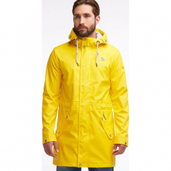 Parka przeciwdeszczowa w kolorze żółtym. Żółte kurtki przeciwdeszczowe marki Schmuddelwedda. W wyprzedaży za 347.95 zł.