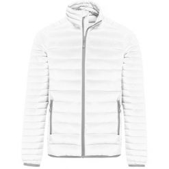 Kurtka puchowa Kariban Légère. Białe kurtki KARIBAN, l, bez wzorów, z puchu, bez kaptura. W wyprzedaży za 225.50 zł.