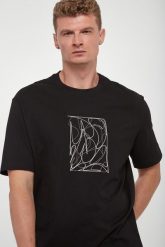 T-shirt męski z haftem ARMANI EXCHANGE. T-shirty Armani Exchange, l, bez wzorów, bez kołnierzyka, bez ramiączek. Za 259.00 zł.