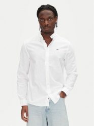 Tommy Jeans Koszula DM0DM20875 Écru Regular Fit. Koszule Tommy Jeans, m, bez wzorów, z bawełny, bez kołnierzyka, bez ramiączek. Za 279.99 zł.