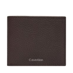 Portfel Calvin Klein. Brązowe portfele CALVIN KLEIN, bez wzorów. Za 329.99 zł.