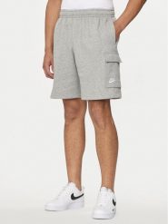 Nike Szorty sportowe CZ9956 Szary Standard Fit. Szare krótkie spodenki sportowe Nike, l, bez wzorów, z bawełny. Za 199.99 zł.