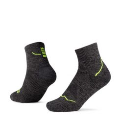 Skarpety BUFF Dryflx Quarter. Czarne skarpety Buff, bez wzorów, z elastanu. Za 94.99 zł.