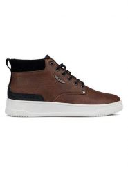 PME Legend Skórzane sneakersy w kolorze jasnobrązowym rozmiar: 43. Brązowe buty sportowe casual PME Legend, bez wzorów, bez zapięcia. Za 228.38 zł.