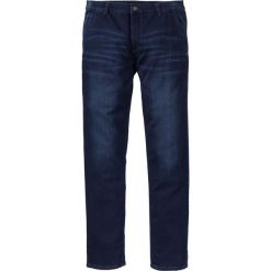 Dżinsy dresowe chino Slim Fit Straight bonprix ciemnoniebieski "stone used". Eleganckie spodnie marki Under Armour. Za 79.99 zł.