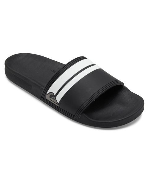 Sandały wsuwane dla Mężczyzn RIVI SLIDE Multicolore. Czarne sandały Quiksilver, z materiału, bez zapięcia. Za 183.80 zł.