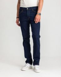 Męskie Spodnie Jeansowe Mustang Style Tramper Straight Denim Blue 1017121 5000 901, W32 L34. Niebieskie spodnie materiałowe Mustang, na co dzień, l, bez wzorów, z bawełny, klasyczne. Za 219.99 zł.