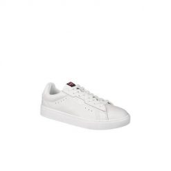 Buty do chodzenia męskie Colmar Bates. Białe buty sportowe casual Colmar, bez wzorów, z gumy, bez zapięcia. Za 579.99 zł.