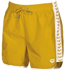 Szorty męskie spodenki kąpielowe sportowe na basen Arena Stripe Boxer. Żółte krótkie spodenki sportowe Arena, m, z aplikacjami, z materiału. Za 101.98 zł.