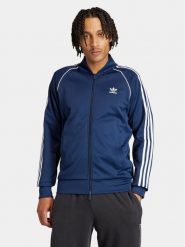 Adidas Bluza adicolor Classics SST IR9866 Niebieski Slim Fit. Niebieskie bluzy Adidas, m, bez wzorów, z bawełny, bez kaptura. Za 209.99 zł.