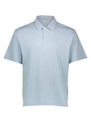GAP Koszulka polo w kolorze błękitnym rozmiar: XS. Niebieskie koszulki polo GAP, xs, bez wzorów, z bawełny, bez kołnierzyka, bez ramiączek. Za 59.95 zł.