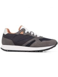 Geox Sneakersy "Vicenda" w kolorze szarym rozmiar: 41. Szare buty sportowe casual Geox, bez wzorów, z gumy, bez zapięcia. Za 280.95 zł.