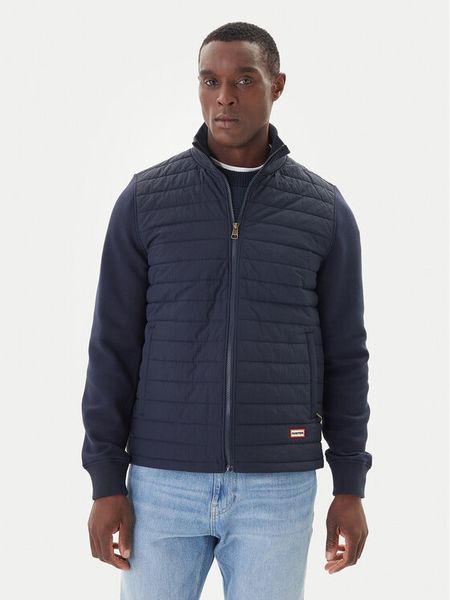 Hunter Kurtka przejściowa Hume Baffle HARM0016251 Granatowy Regular Fit. Niebieskie kurtki Hunter, m, bez wzorów, z syntetyku, bez kaptura. Za 479.99 zł.