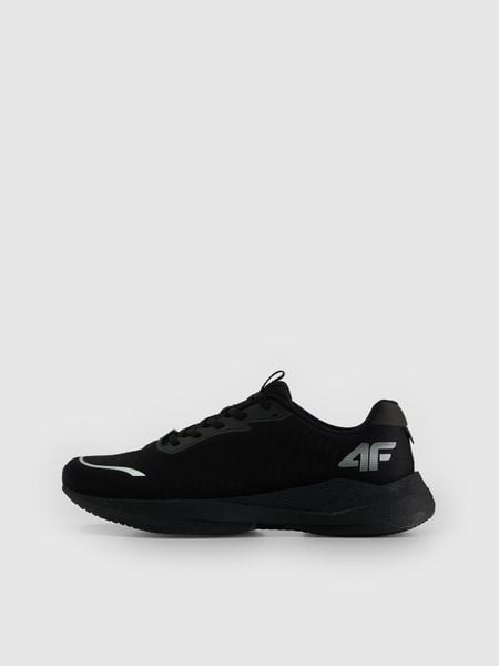 4F Buty do biegania AERIX męskie - czarne 45. Czarne buty do biegania 4F, bez wzorów, z gumy, bez zapięcia, do biegania. Za 399.99 zł.
