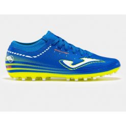 Buty piłkarskie korki męskie Joma EVOLUTION lanki treningowe AG. Niebieskie buty treningowe Joma, bez wzorów, do piłki nożnej. Za 189.99 zł.