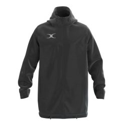 Płaszczyk przeciwdeszczowy dla sędziów Gilbert. Czarne kurtki przeciwdeszczowe gilbert, m, bez wzorów, bez kaptura. Za 740.00 zł.