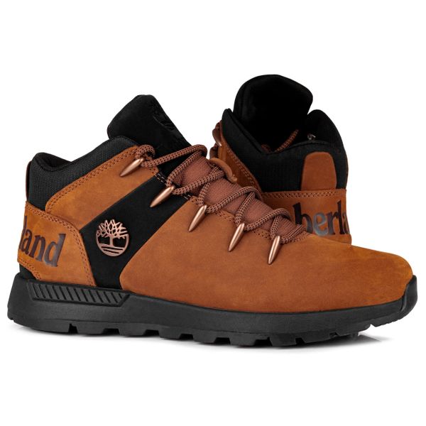 Buty męskie sportowe Timberland SPRINT TREKKER LACE UP RUST NUBUCK. Brązowe buty sportowe casual Timberland, bez wzorów, z nubiku, bez zapięcia. W wyprzedaży za 476.65 zł.
