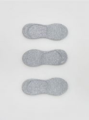 3 pack skarpet stopek - jasnoszary. Szare skarpety Reserved, bez wzorów, z bawełny. Za 39.99 zł.