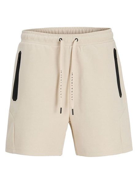 Jack & Jones Szorty dresowe "Gordon" w kolorze beżowym rozmiar: M. Brązowe krótkie spodenki sportowe Jack & Jones, m, bez wzorów, z dresówki. Za 141.85 zł.
