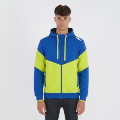 Slim Fit Bluza z Kapturem z Bawełny Playmaker. Niebieskie bluzy z kapturem ELPLAYER, l, bez wzorów, z bawełny, z kapturem. Za 92.00 zł.