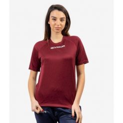 Męska Koszulka Sportowa Givova Microforata. Czerwone t-shirty sportowe Givova, bez wzorów, z poliesteru, bez ramiączek, do piłki nożnej. Za 129.99 zł.