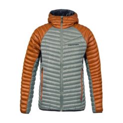 Kurtka puchowa Hannah Mio. Brązowe kurtki Hannah, bez wzorów, z puchu, bez kaptura. W wyprzedaży za 1,091.85 zł.