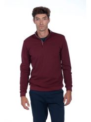 The Time of Bocha Sweter w kolorze bordowym rozmiar: S. Czerwone swetry nierozpinane The Time of Bocha, s, z aplikacjami, z bawełny, bez kołnierzyka, bez ramiączek. Za 104.64 zł.