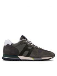 HOGAN Sneakersy HXM3830AN51MVC Zielony. Zielone buty sportowe casual HOGAN, bez wzorów, z materiału, bez zapięcia. Za 1,649.00 zł.