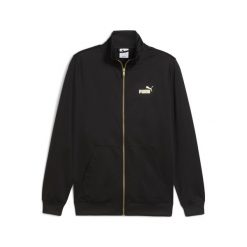 Męska kurtka dresowa Maximal Metallic PUMA Black. Czarne kurtki do biegania Puma, m, bez wzorów, z dresówki, bez kaptura, do biegania. Za 279.00 zł.