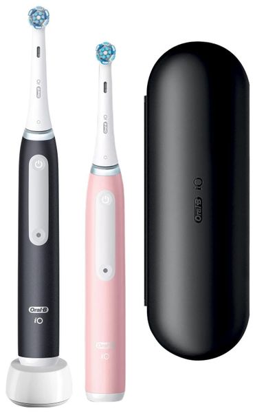 Szczoteczka magnetyczna Oral-B iO 3 Duo Matt Black/Blush Pink czarny/różowy. Szczoteczki elektryczne ORAL B. Za 549.00 zł.