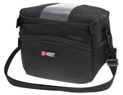 Torba rowerowa Lifefit na kierownicę MTB czarna. Czarne torby na ramię Erima, bez wzorów, z tkaniny, na ramię, bez dodatków. Za 191.99 zł.