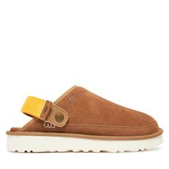 Klapki Ugg. Brązowe klapki UGG. Za 639.99 zł.
