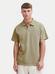 Solid Polo 21108171 Zielony Regular Fit. Zielone koszulki polo Solid, m, bez wzorów, z bawełny, bez kołnierzyka, bez ramiączek. Za 99.99 zł.