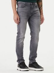 HUGO Jeansy 50556103 Szary Slim Fit. Szare jeansy Hugo, m. Za 519.99 zł.