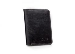 Skórzany cienki portfel męski z bilonówką SOLIER SW15 SLIM ciemny brąz. Portfele bez wzorów, z materiału. Za 79.99 zł.