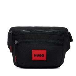 Nerka HUGO. Czarne saszetki i nerki Hugo, bez wzorów. Za 384.99 zł.