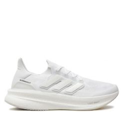 Buty do biegania adidas. Białe buty do biegania Adidas, bez wzorów, bez zapięcia, do biegania. Za 649.99 zł.