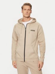 BOSS Bluza Authentic 50535830 Beżowy Regular Fit. Brązowe bluzy Boss, m, bez wzorów, z bawełny, bez kaptura. Za 379.99 zł.