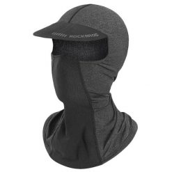 Czapka z daszkiem pełna ochrona przeciwsłoneczna oddychająca balaklava. Szare czapki z daszkiem ROCKBROS, na lato, bez wzorów, z jedwabiu. Za 75.60 zł.