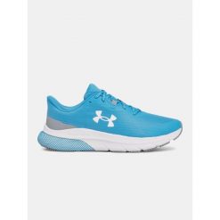 Buty do biegania męskie Under Armour Hovr Turbulence 2 RS ether blue/steel/white. Niebieskie buty do biegania Under Armour, bez wzorów, bez zapięcia, do biegania. Za 279.99 zł.