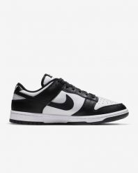 Nike Dunk Low Retro "Panda" Sneakersy męskie. Białe buty sportowe casual Nike, bez wzorów, ze skóry, bez zapięcia. Za 419.99 zł.
