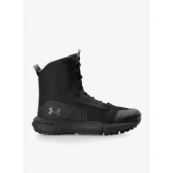 Buty męskie Under Armour Charged Valsetz. Czarne buty trekkingowe Under Armour, bez wzorów, bez zapięcia. Za 566.99 zł.